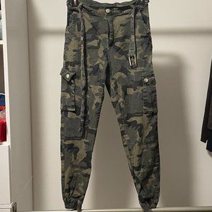 Women's SHEIN Green Camo Joggers